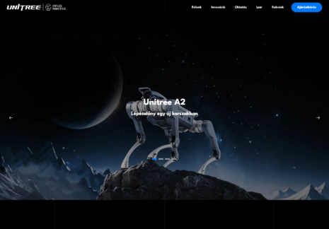 Unitree website development