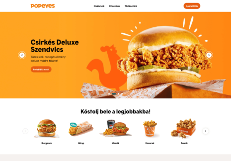 Popeyes Brand Site Development
