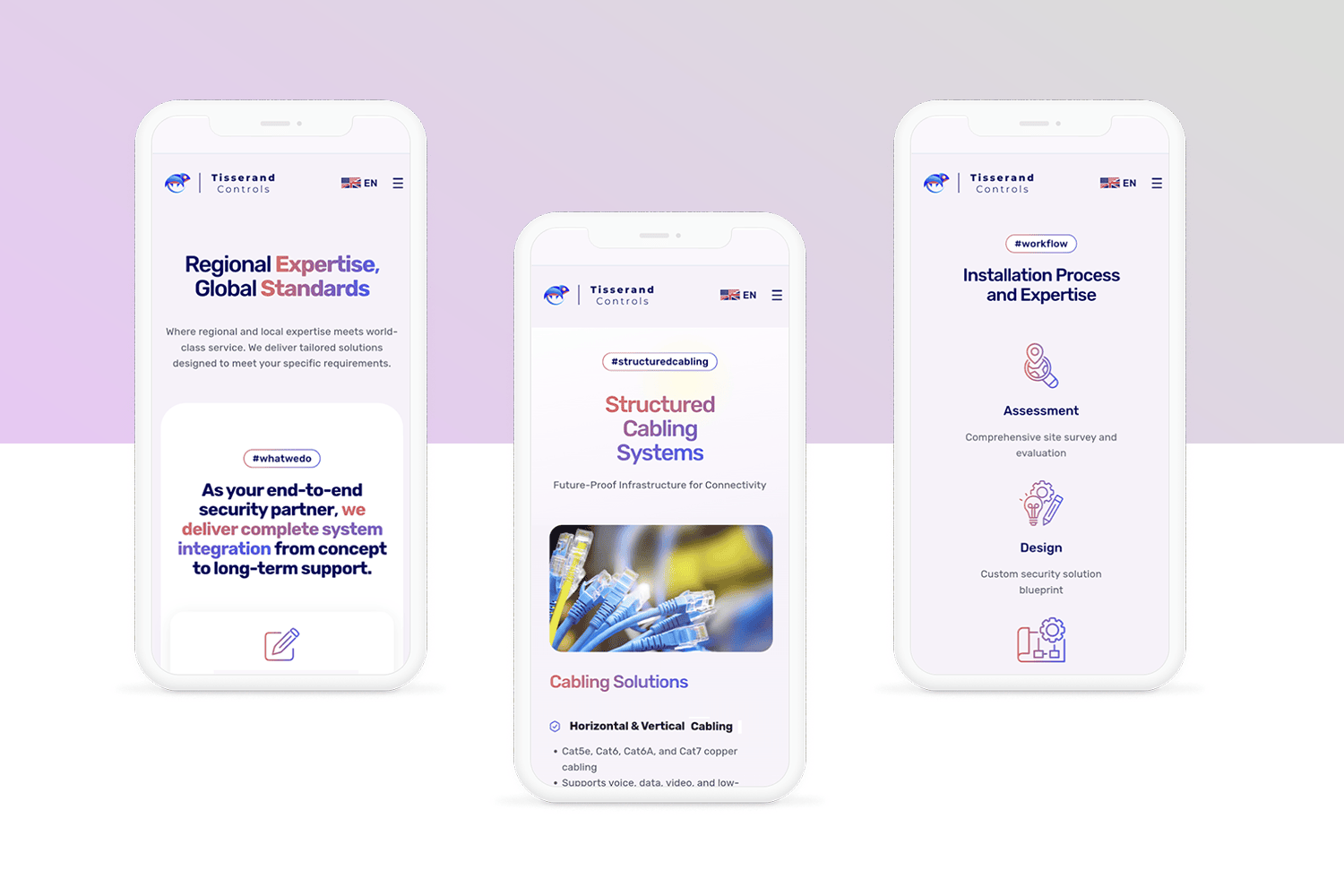 Tisserand Controls Website Development