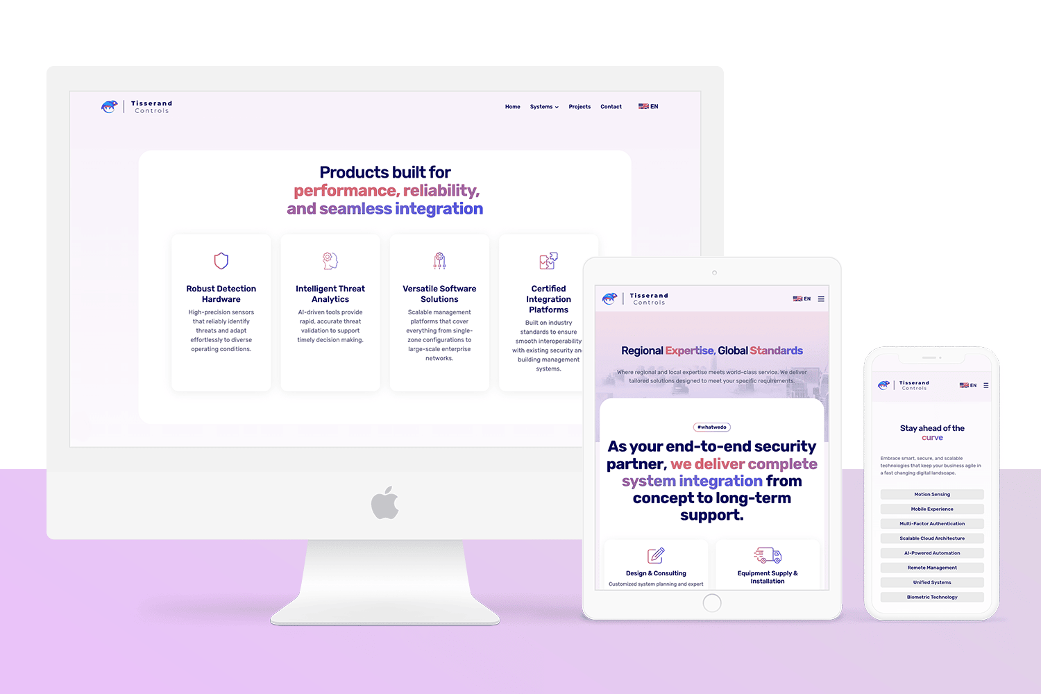 Tisserand Controls Website Development