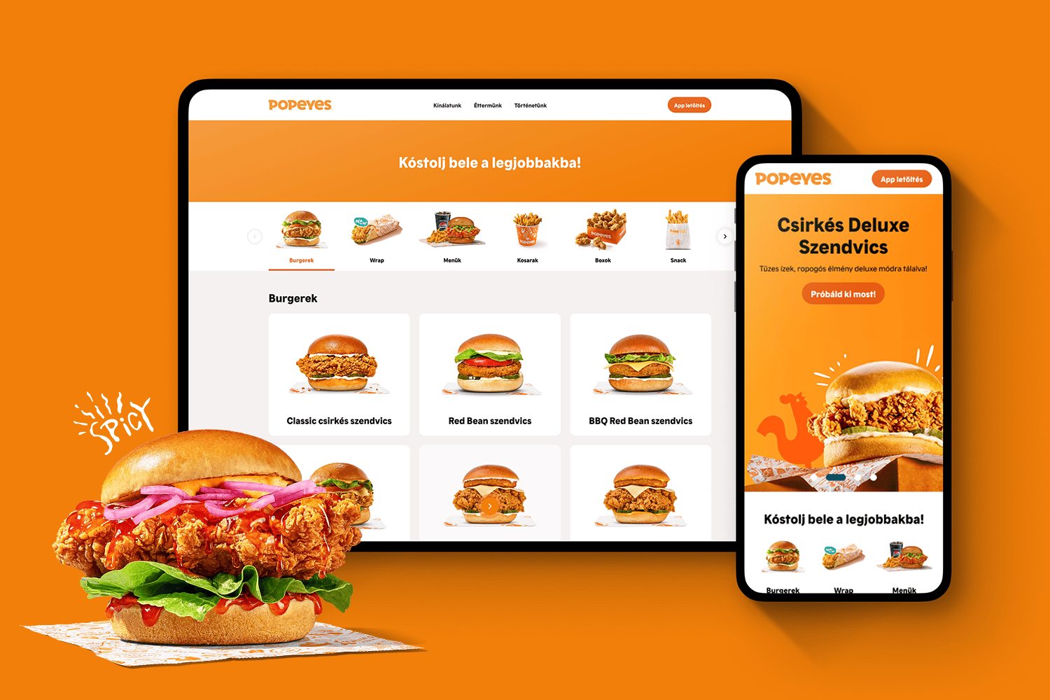 Popeyes Brand Site Development