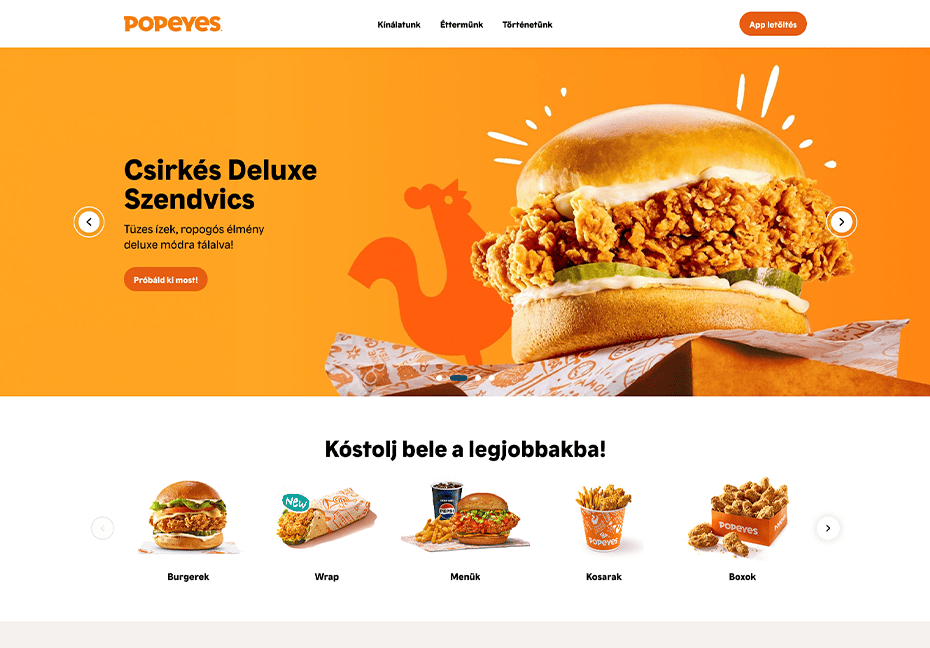 Popeyes Brand Site Development