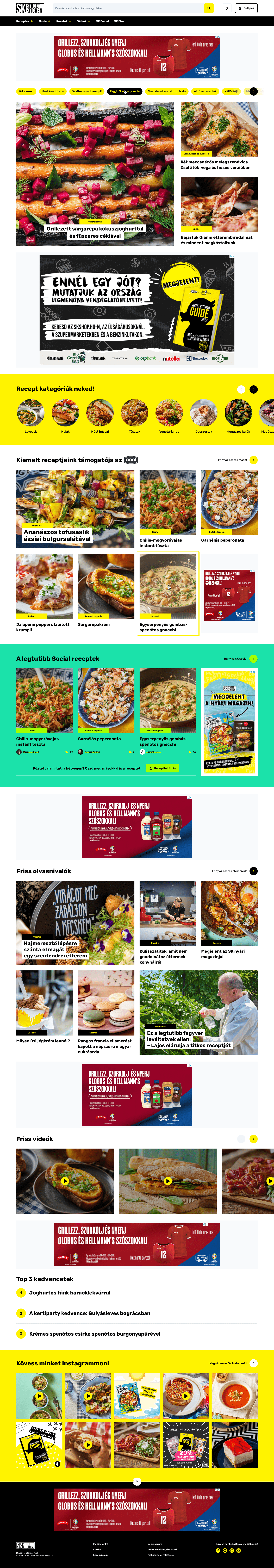 Street Kitchen User Experience and Interface Design