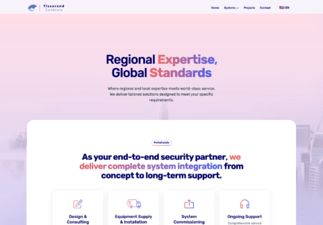 Tisserand Controls Website Development